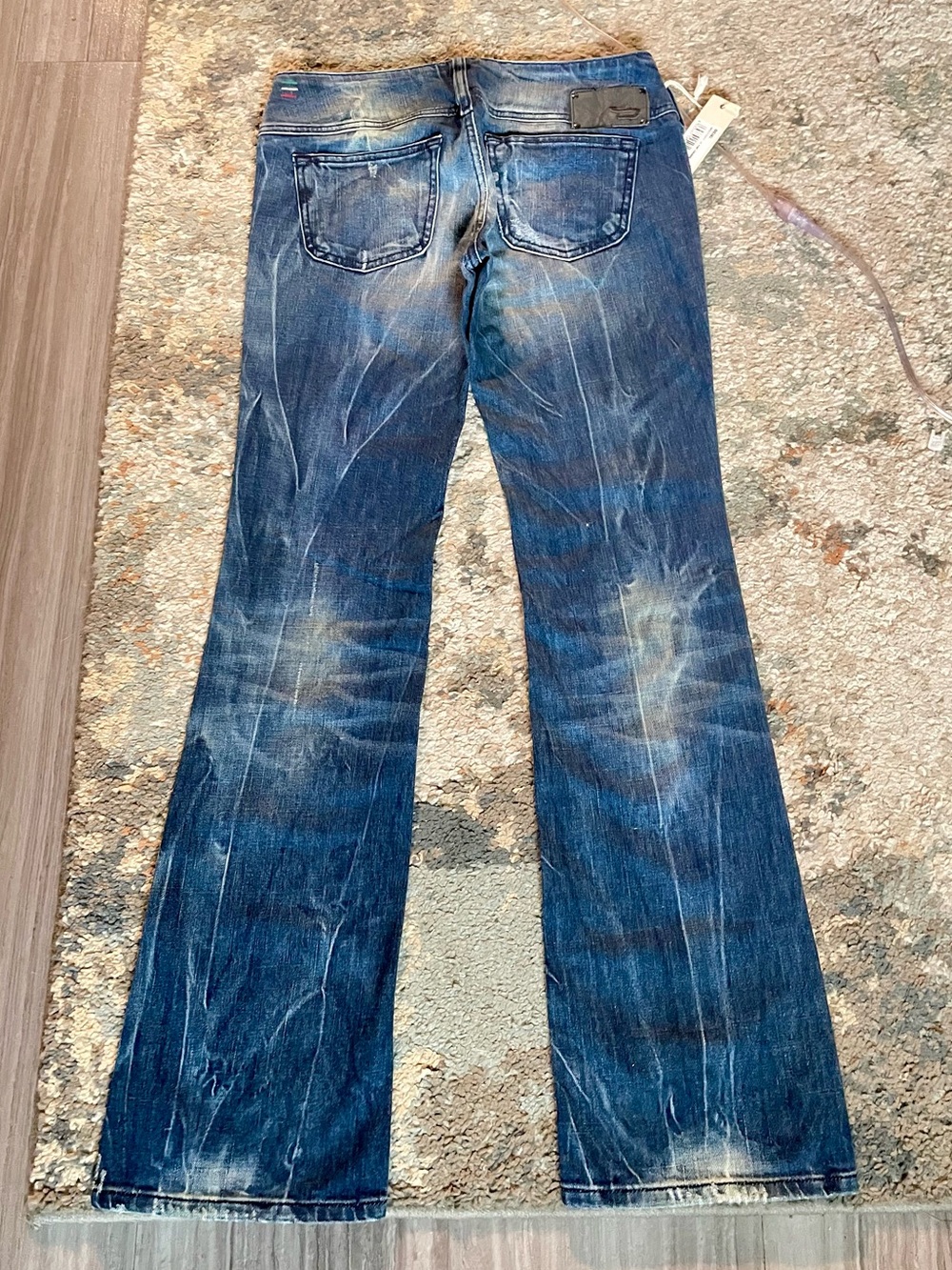Diesel Made in Italy Cherock Low Rise Bootcut Jeans W29 L32 NWT Y2K - Picture 8 of 13